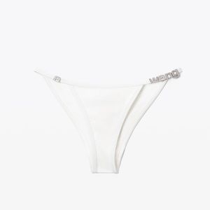 Alexander Wang Bikini in White with crystal Letters